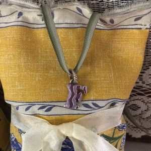 Brighton letter F charm